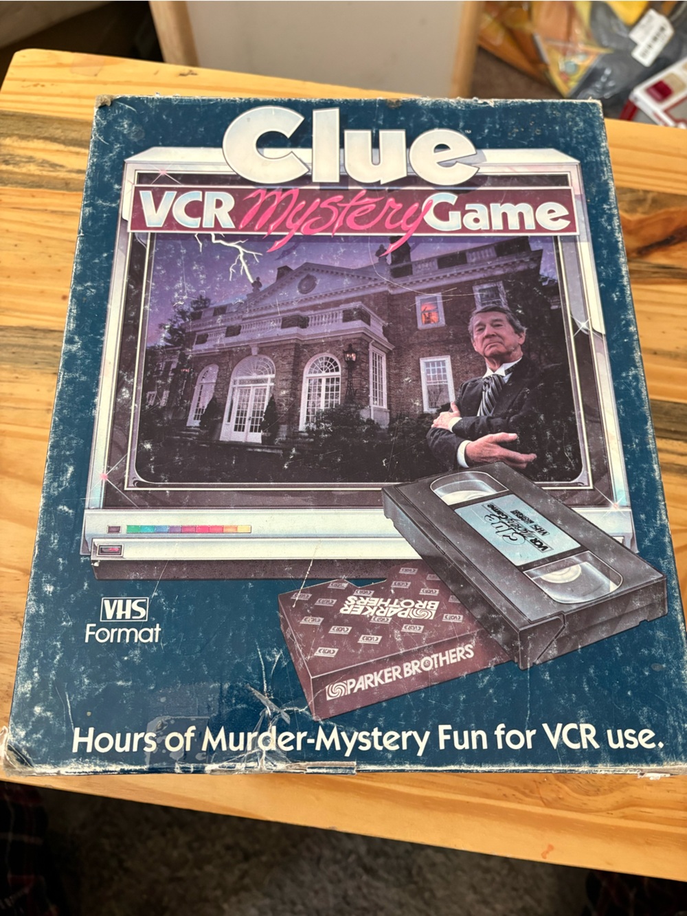 Clue VCR Mystery Game VHS Board Game